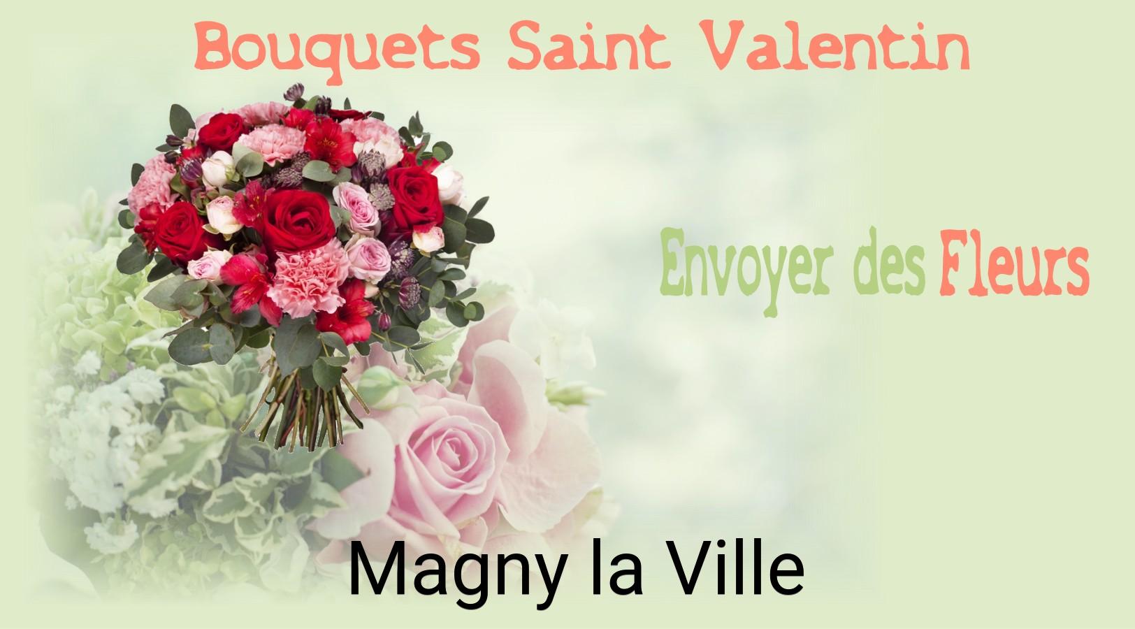 Roses de Saint-Valentin livrées à Magny-la-Ville